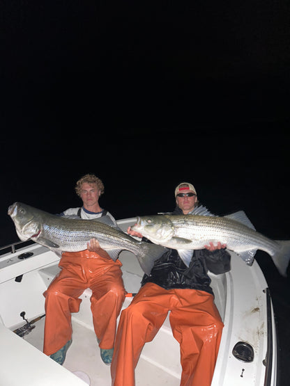 Night Time Striped Bass Charter